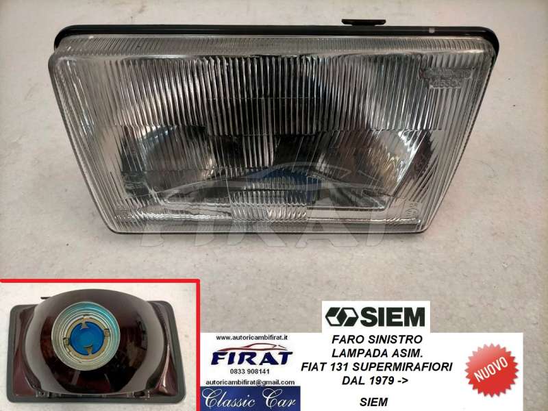 FARO FIAT 131 SUPERMIRAFIORI ASIM. SX SIEM